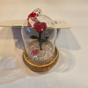 Disney Beauty and the Beast Enchanted Rose light sketchbook ornament
